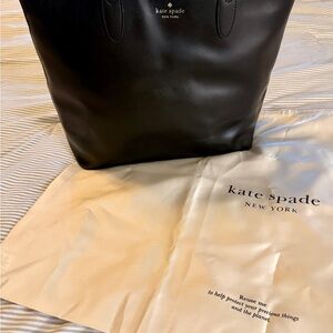 Kate Spade Elegant Black Leather Tote